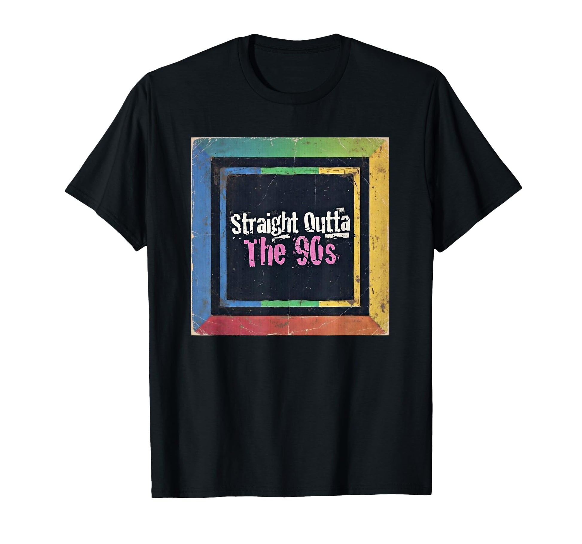 Straight Outta 90S Grunge T-Shirt - Fun Novelty Design for Adults - T-Shirt, Sweatshirt, Hoodie