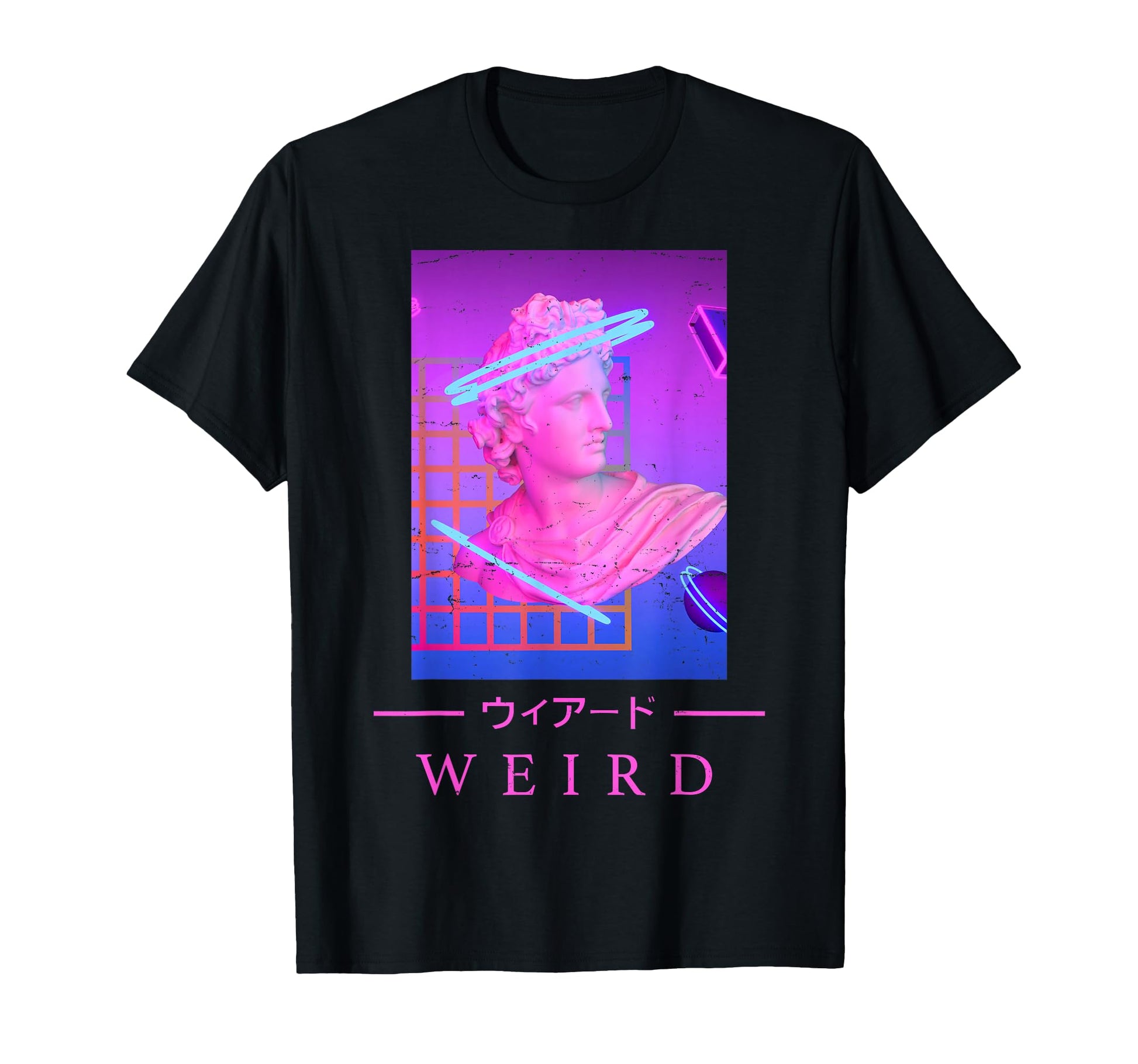 Retrowave Weird Japanese Art Aesthetic T-Shirt - Unique Graphic Unisex - T-Shirt, Sweatshirt, Hoodie