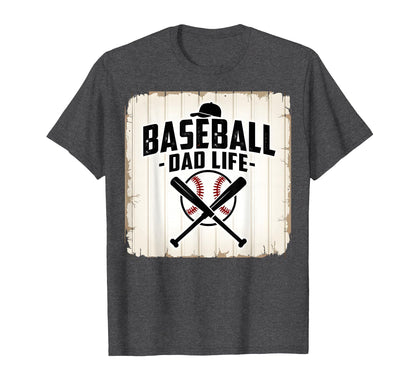 Baseball Dad Life Proud Father Sports T-Shirt - Unique Graphic for Adults - T-Shirt, Sweatshirt, Hoodie