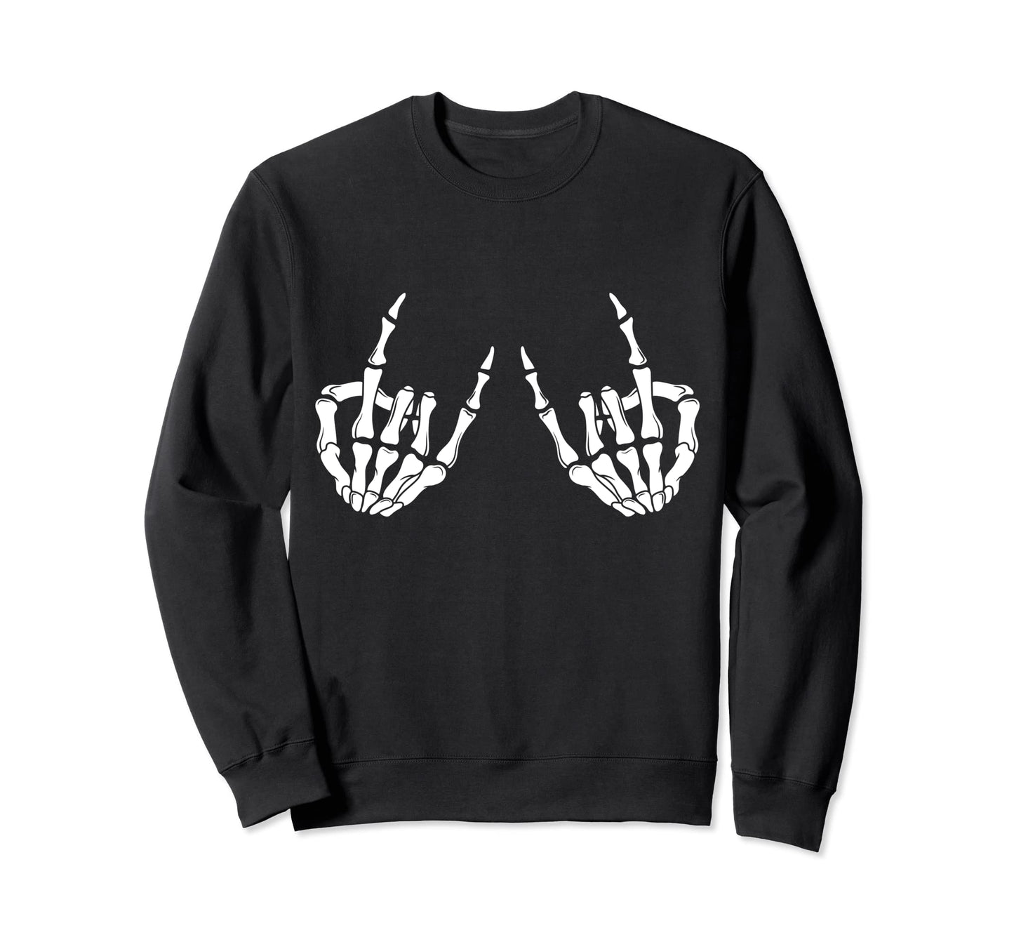 Grunge Alternative Rock Skeleton Sweatshirt - Custom Art Print for Adults - T-Shirt, Sweatshirt, Hoodie