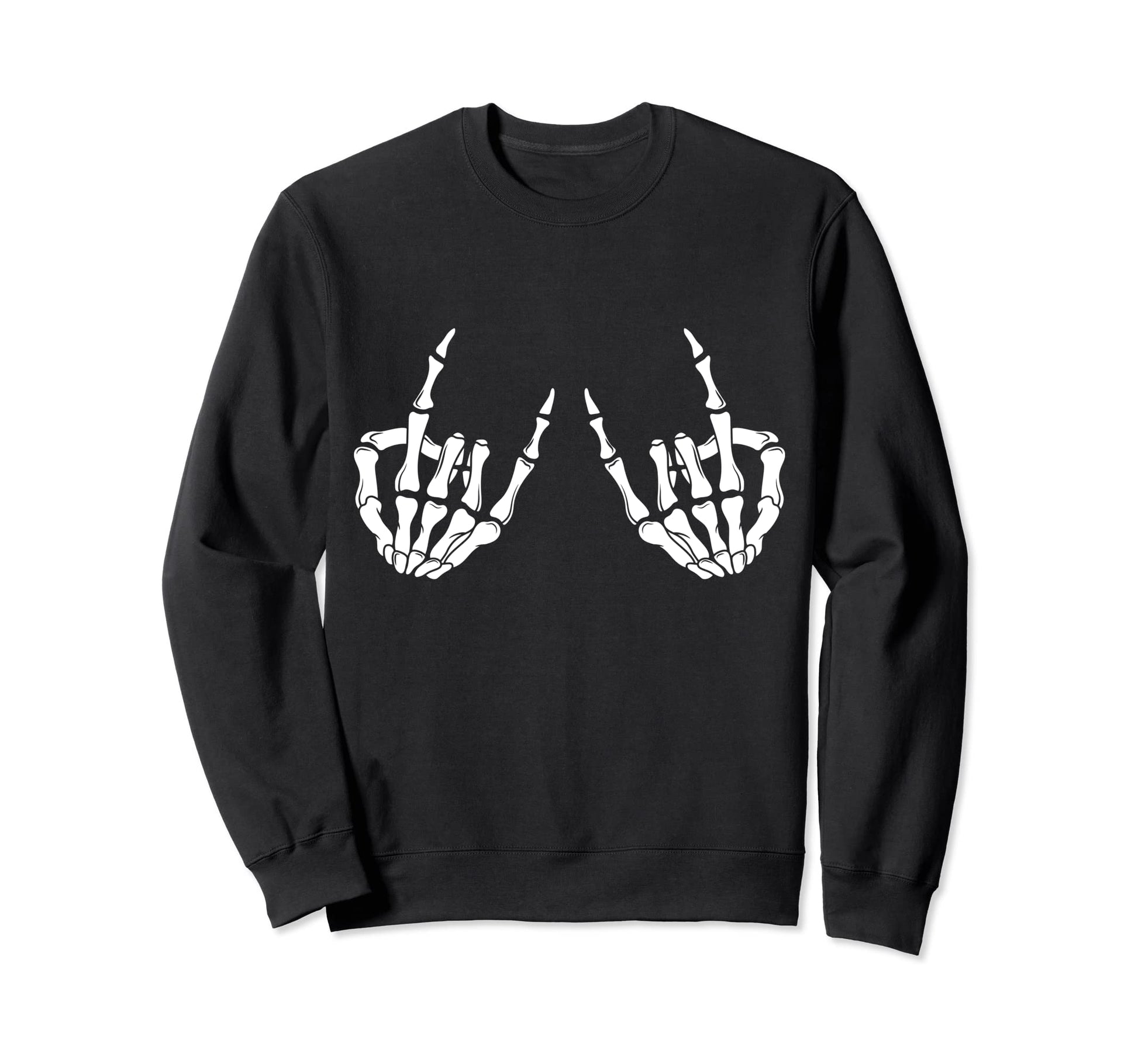 Grunge Alternative Rock Skeleton Sweatshirt - Custom Art Print for Adults - T-Shirt, Sweatshirt, Hoodie