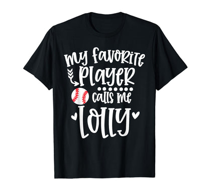 My Favorite Baseball Player Calls Me T-Shirt - Graphic Print Men Women - T-Shirt, Sweatshirt, Hoodie