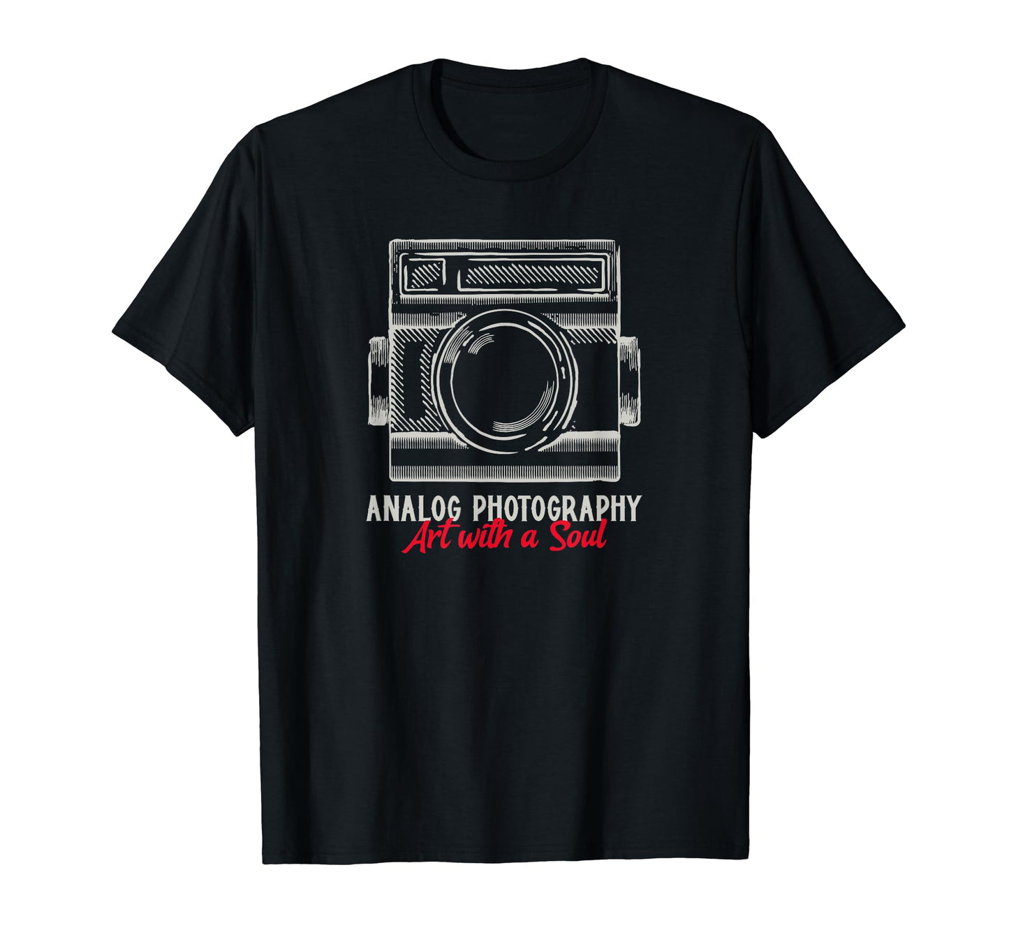 Analog Photography Art Soul Camera T-Shirt - Graphic Print Men Women - T-Shirt, Sweatshirt, Hoodie