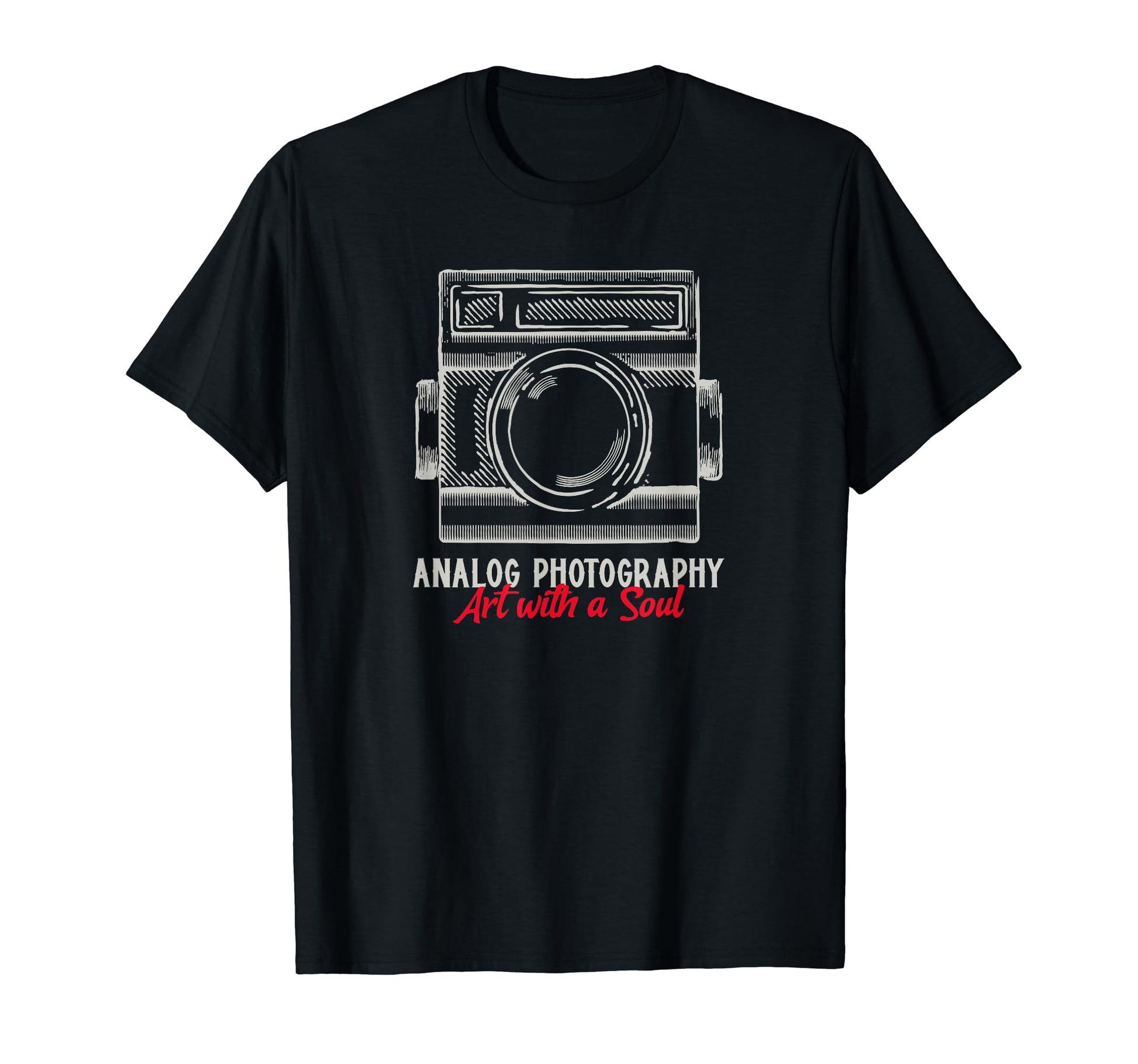Analog Photography Art Soul Camera T-Shirt - Graphic Print Men Women - T-Shirt, Sweatshirt, Hoodie