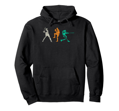 Baseball Player Coach Fan Sport Baseball Hoodie - Unique Graphic Men Women - T-Shirt, Sweatshirt, Hoodie