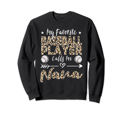 My Favorite Baseball Player Calls Me Sweatshirt - Unique Graphic Men Women - T-Shirt, Sweatshirt, Hoodie