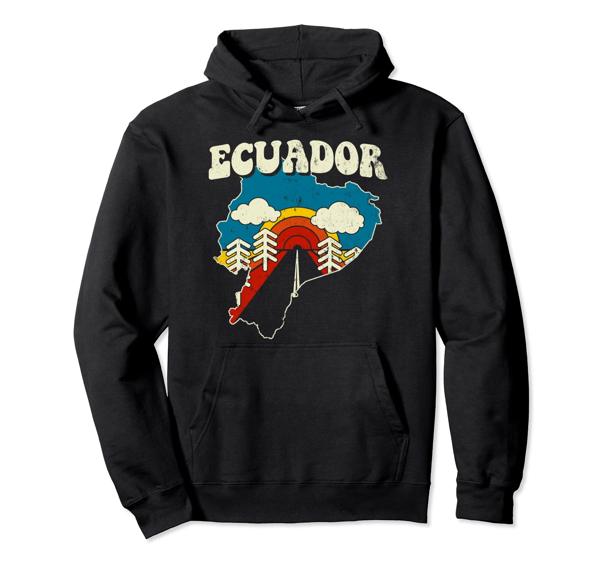 Ecuador Ecuadorian Country Hoodie - Casual Everyday Wear for Adults - T-Shirt, Sweatshirt, Hoodie