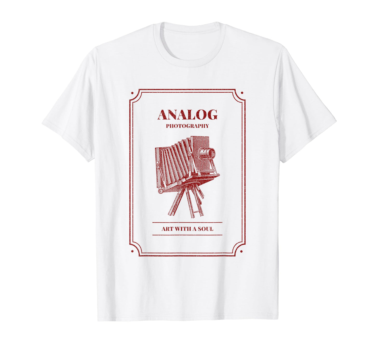 Analog Photography Art Soul Camera T-Shirt - Aesthetic Graphic Men Women - T-Shirt, Sweatshirt, Hoodie