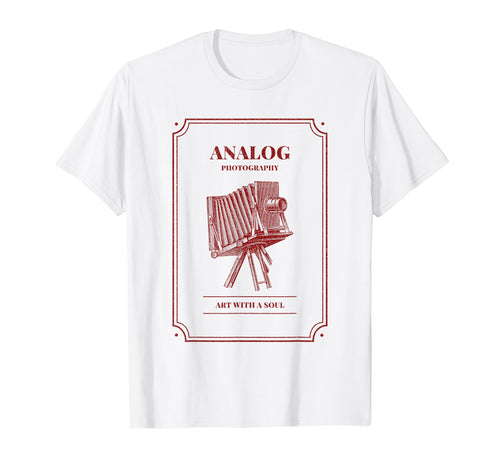 Analog Photography Art Soul Camera T-Shirt - Aesthetic Graphic Men Women - T-Shirt, Sweatshirt, Hoodie