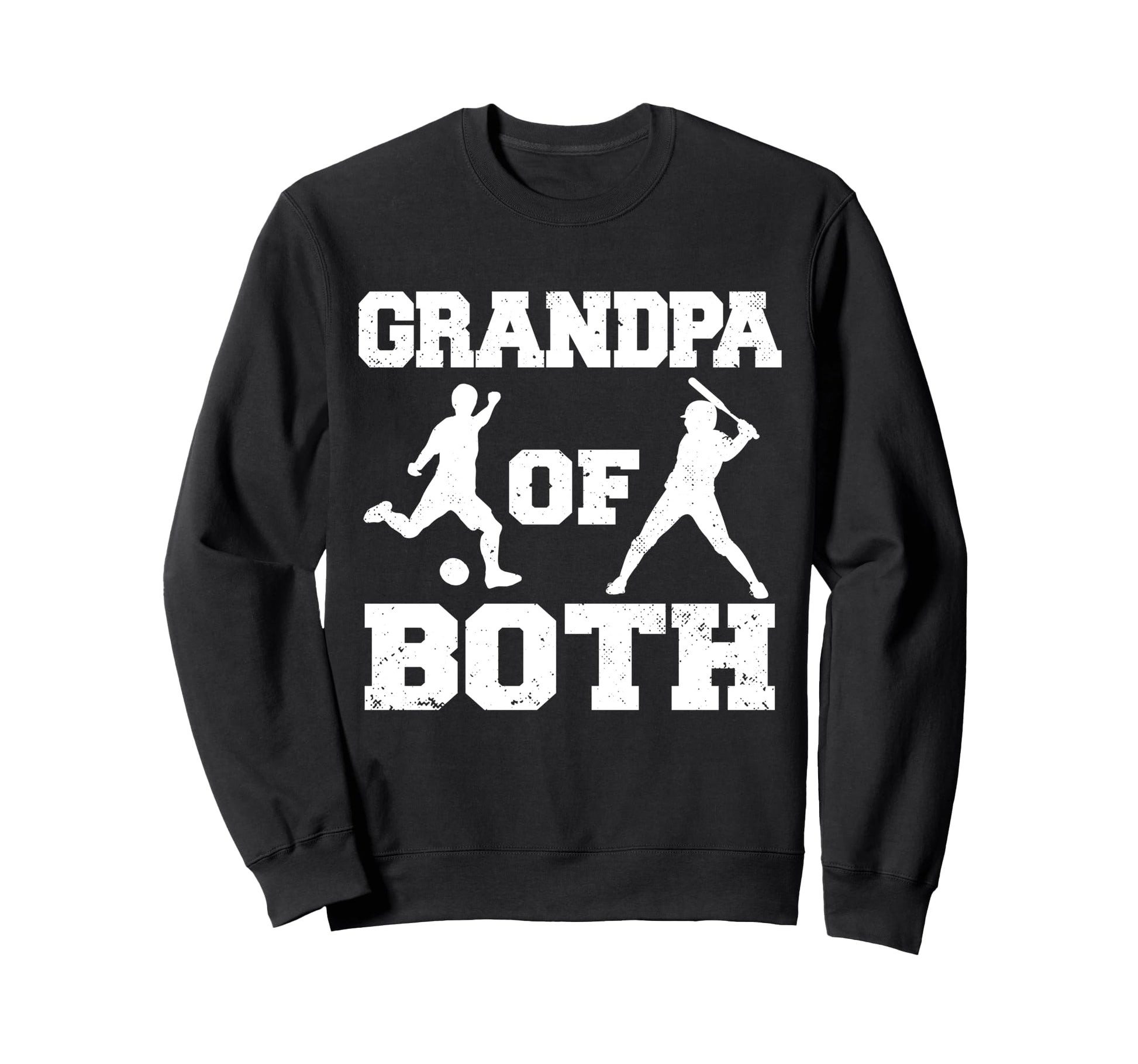 Grandpa Both Funny Soccer Sweatshirt - Minimalist Print for Adults - T-Shirt, Sweatshirt, Hoodie