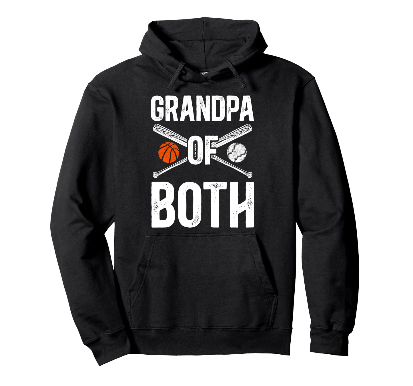 Grandpa Both Baseball Basketball Hoodie - Streetwear Style for Adults - T-Shirt, Sweatshirt, Hoodie