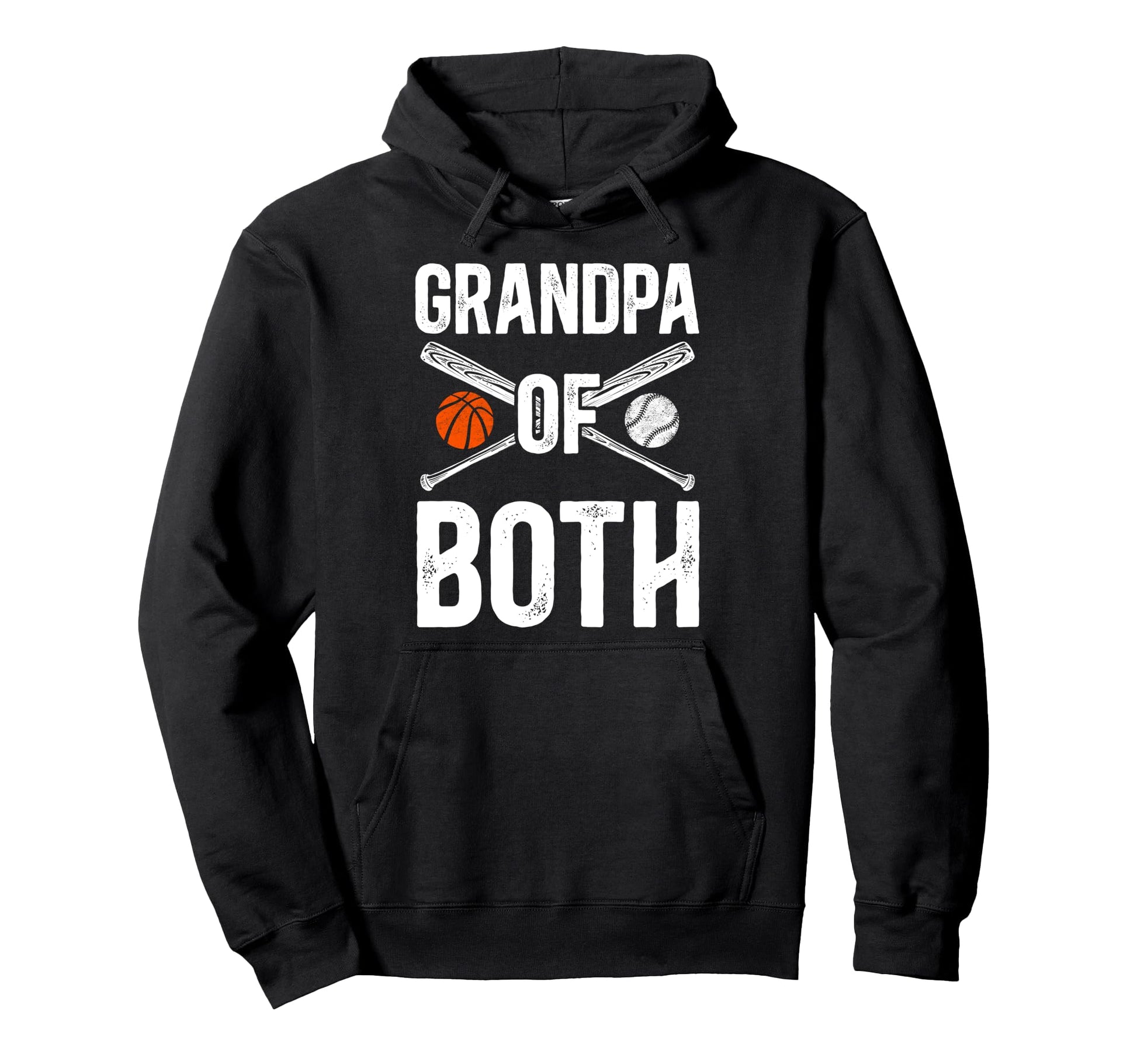 Grandpa Both Baseball Basketball Hoodie - Streetwear Style for Adults - T-Shirt, Sweatshirt, Hoodie