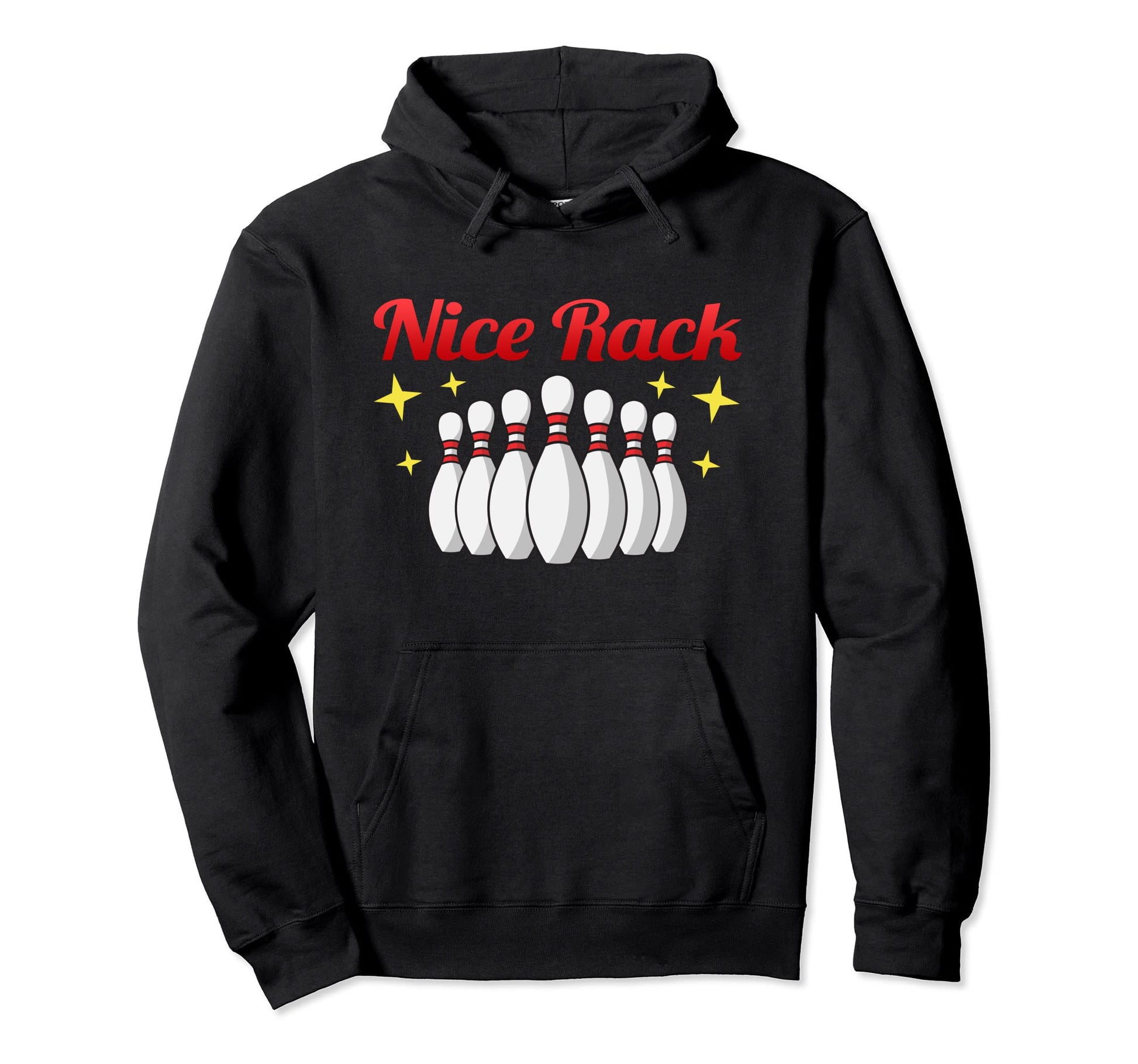 Nice Rack Funny Sporty Bowler Dad Hoodie - Custom Art Print Men Women - T-Shirt, Sweatshirt, Hoodie