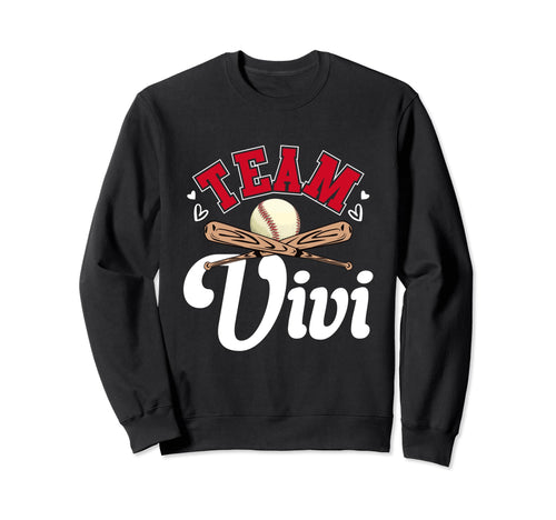 Team Vivi Mothers Day Baseball Sweatshirt - Minimalist Print for Adults - T-Shirt, Sweatshirt, Hoodie