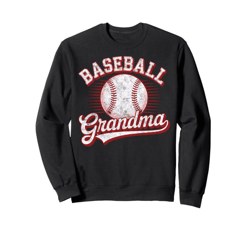 Baseball Nana Grandma Player Fan Sweatshirt - Custom Art Print Men Women - T-Shirt, Sweatshirt, Hoodie