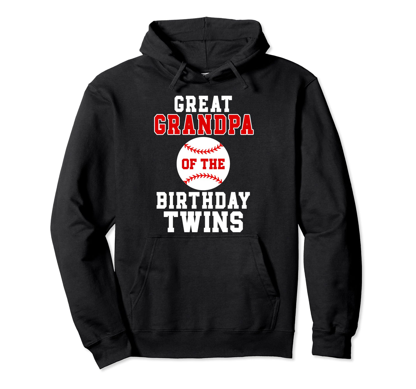 Great Grandpa Birthday Twins Birthday Hoodie - Unique Graphic Men Women - T-Shirt, Sweatshirt, Hoodie