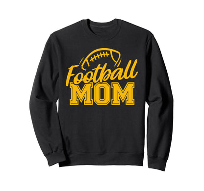 Womens Game Day Yellow And Black Sweatshirt - Aesthetic Graphic for Adults - T-Shirt, Sweatshirt, Hoodie