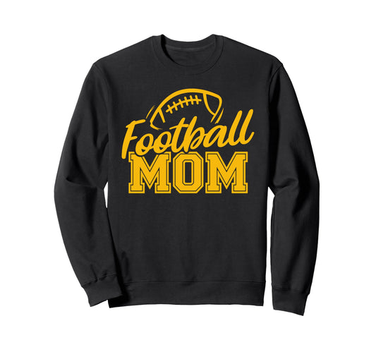 Womens Game Day Yellow And Black Sweatshirt - Aesthetic Graphic for Adults - T-Shirt, Sweatshirt, Hoodie