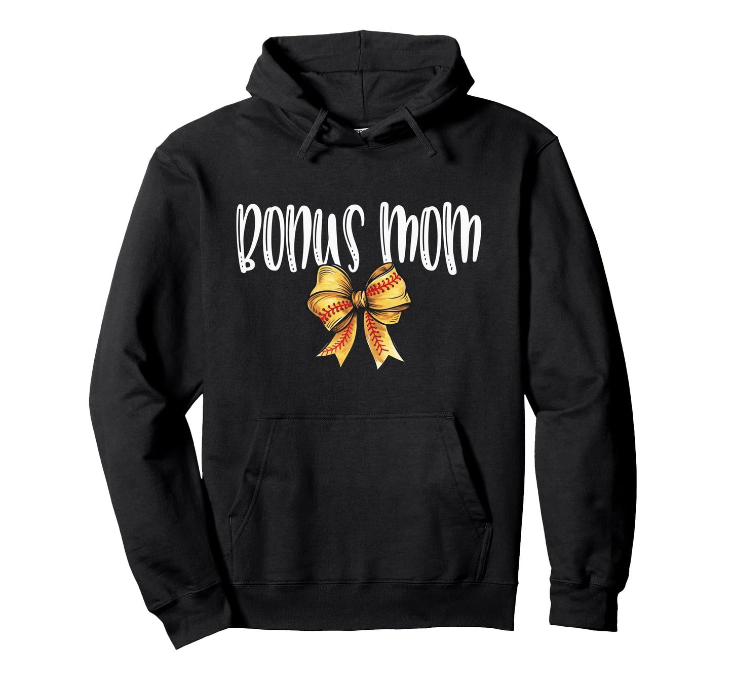 Coquette Baseball Bonus Mom Spirit Hoodie - Novelty Apparel Unisex - T-Shirt, Sweatshirt, Hoodie