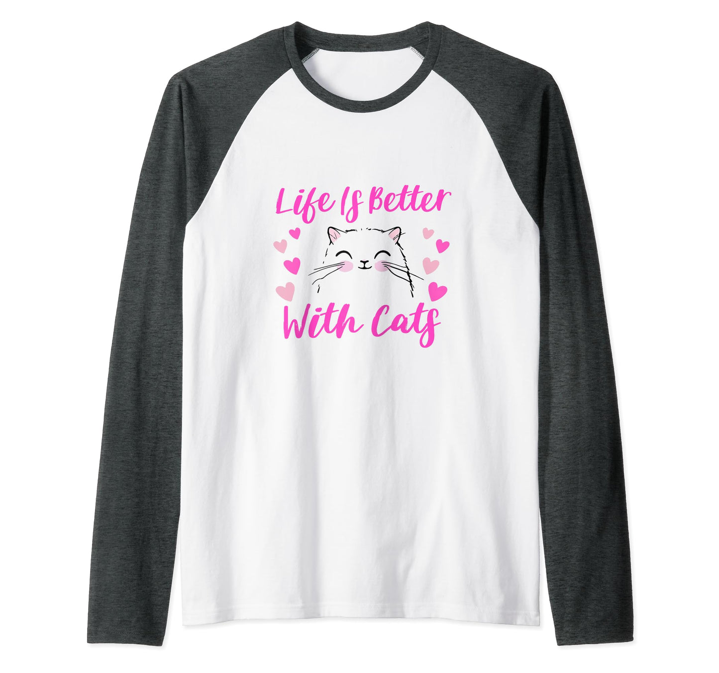 Funny Cat Mom Heart Cats Paw Love Jokes Hoodie - Unique Graphic Unisex - T-Shirt, Sweatshirt, Hoodie