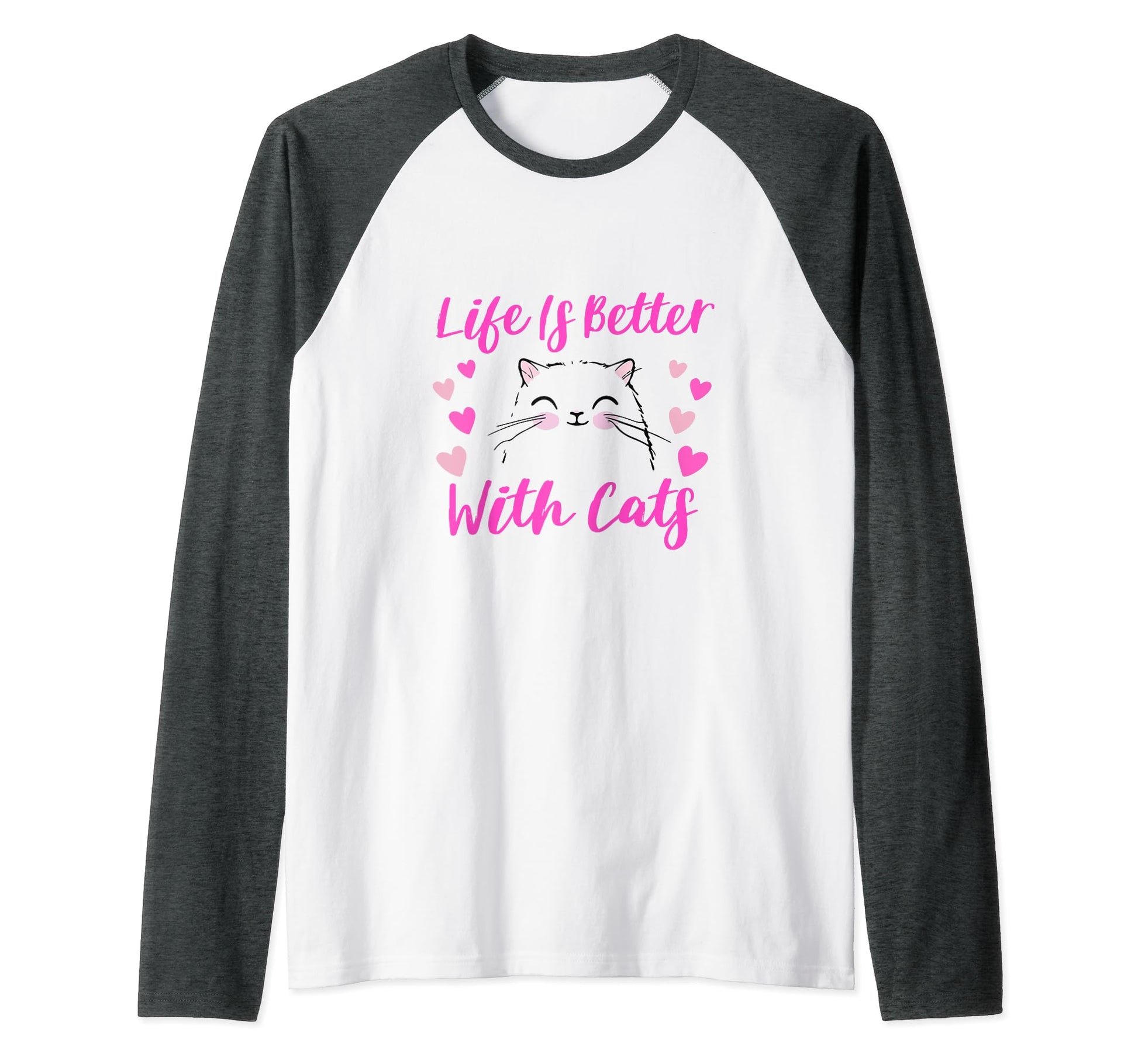Funny Cat Mom Heart Cats Paw Love Jokes Hoodie - Unique Graphic Unisex - T-Shirt, Sweatshirt, Hoodie