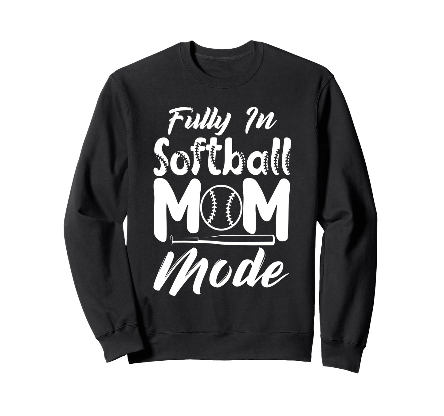 Softball Mom Mothers Day Baseball Sweatshirt - Custom Art Print Men Women - T-Shirt, Sweatshirt, Hoodie