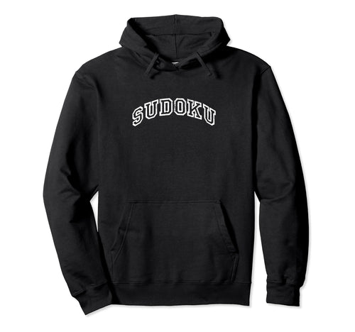 Sudoku Minimalist Inspired Varsity Hoodie - Casual Everyday Wear Unisex - T-Shirt, Sweatshirt, Hoodie