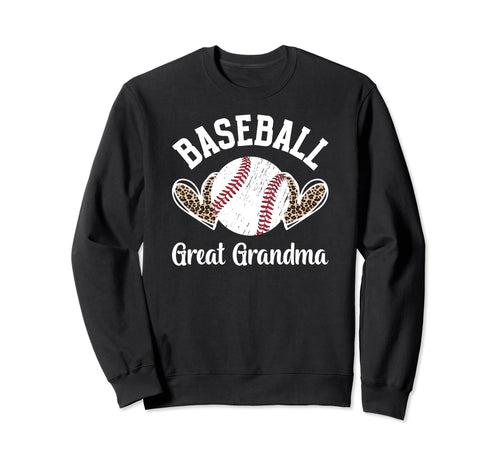 Baseball Great Grandma Hearts Sweatshirt - Streetwear Style Unisex - T-Shirt, Sweatshirt, Hoodie