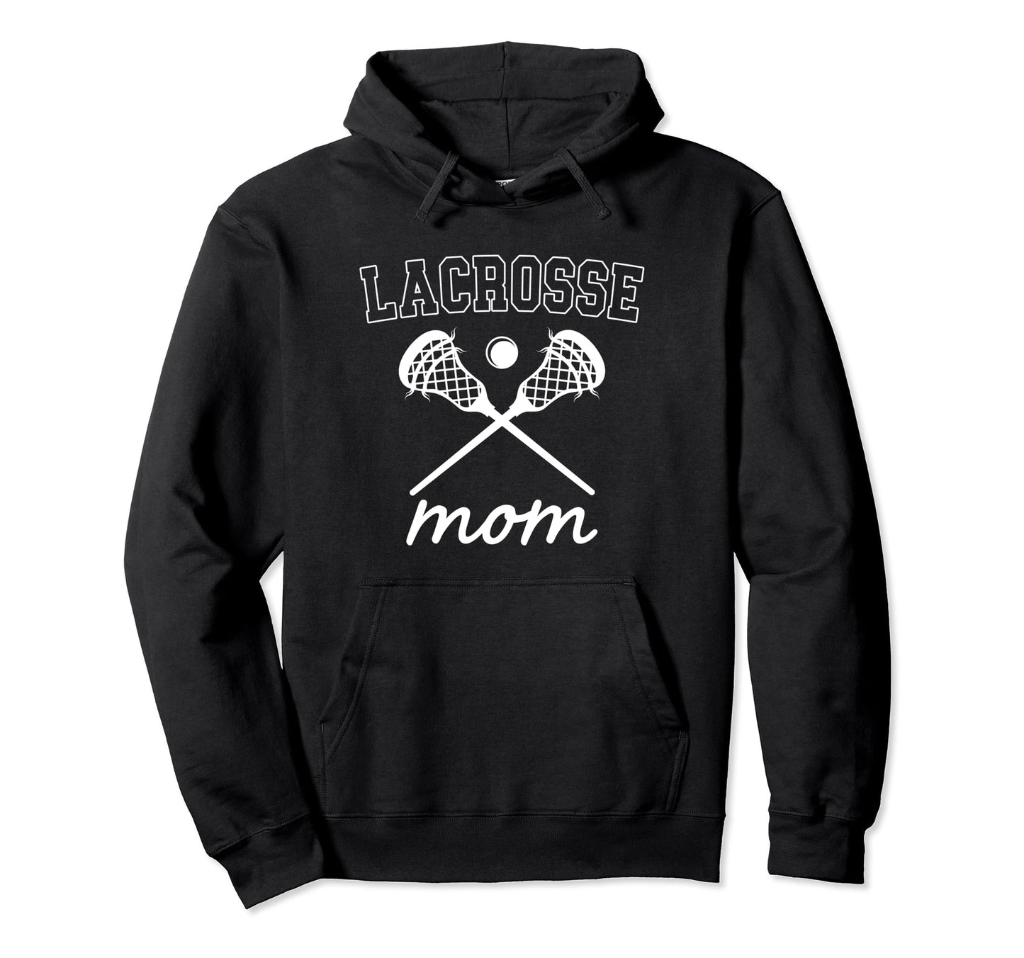 Lacrosse Mom Game Day Lax Player Mom Hoodie - Graphic Print Unisex - T-Shirt, Sweatshirt, Hoodie