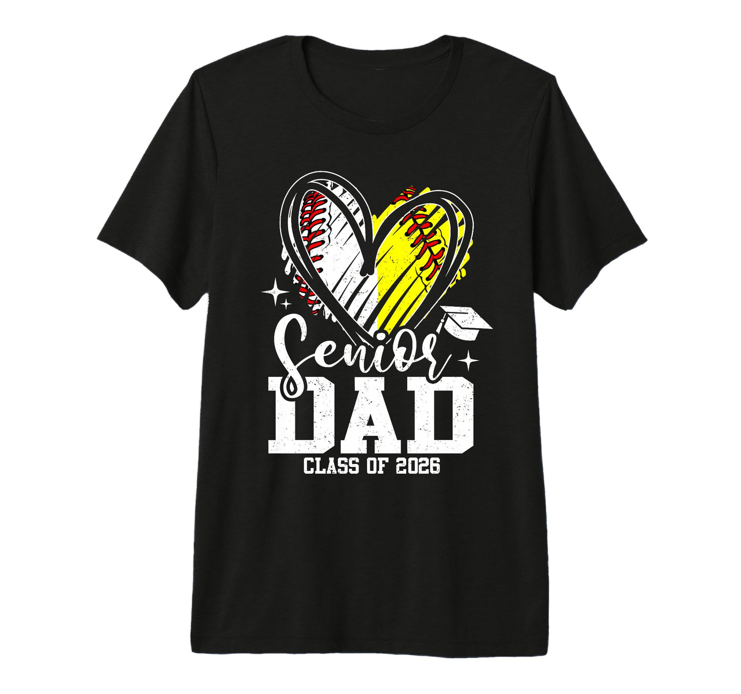 Proud Senior Dad Class 2026 T-Shirt - Fun Novelty Design for Adults - T-Shirt, Sweatshirt, Hoodie