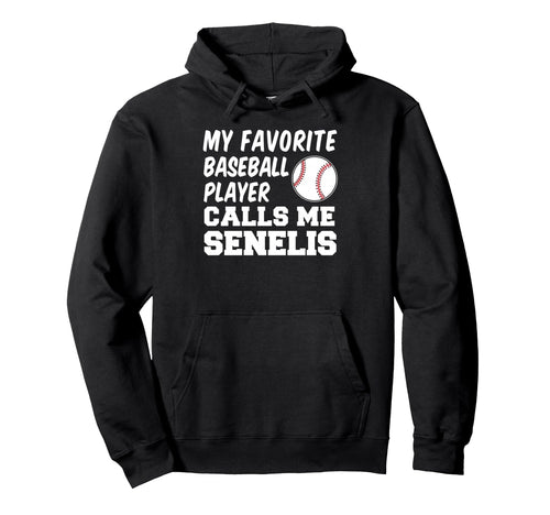 Favorite Baseball Player Calls Me Hoodie - Unique Graphic for Adults - T-Shirt, Sweatshirt, Hoodie