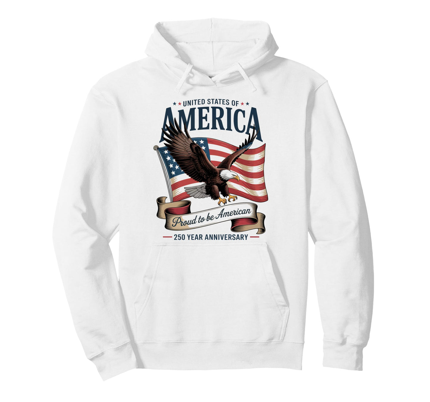 American Flag 4Th July Patriotic Usa Hoodie - Streetwear Style Unisex - T-Shirt, Sweatshirt, Hoodie