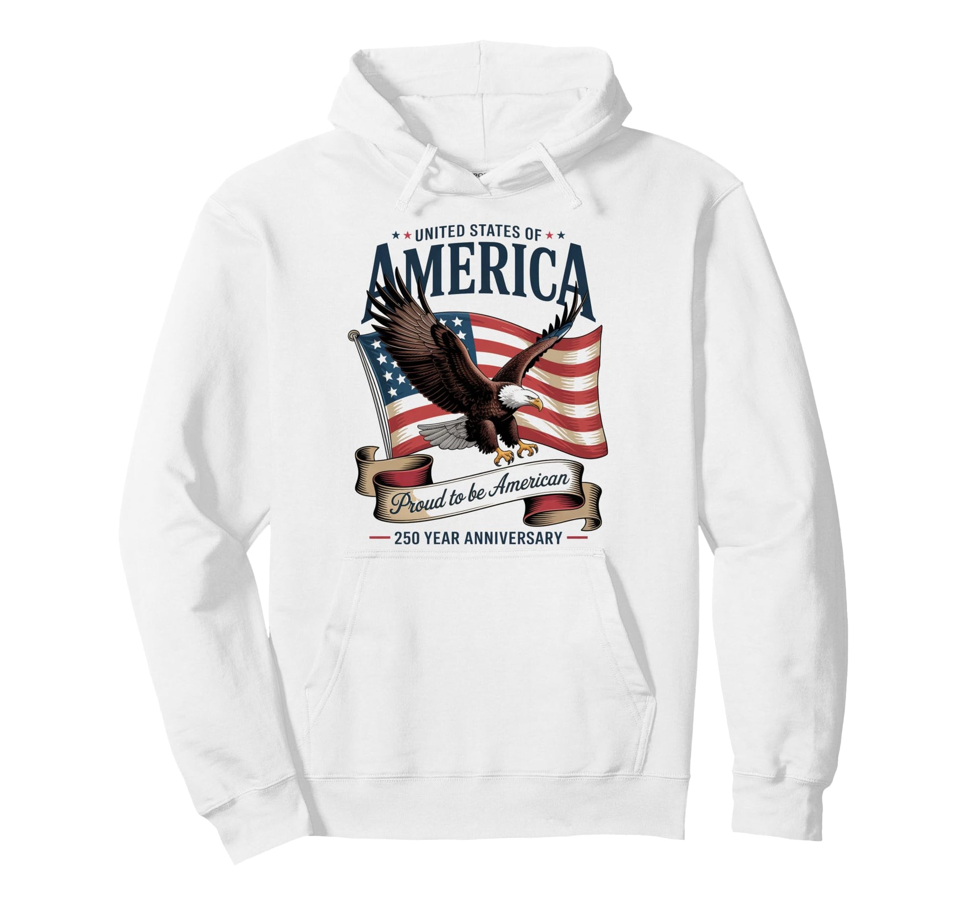 American Flag 4Th July Patriotic Usa Hoodie - Streetwear Style Unisex - T-Shirt, Sweatshirt, Hoodie