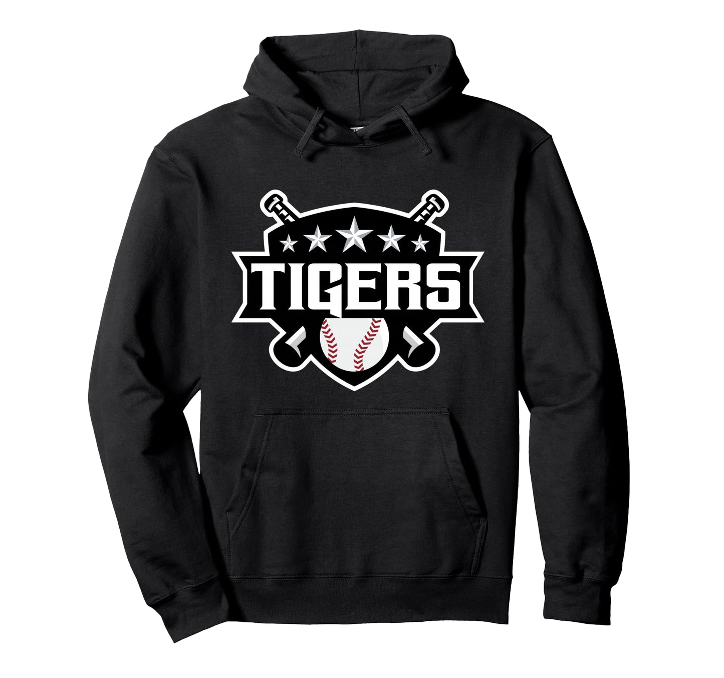 Tigers Baseball Sports Game Day Hoodie - Aesthetic Graphic for Adults - T-Shirt, Sweatshirt, Hoodie
