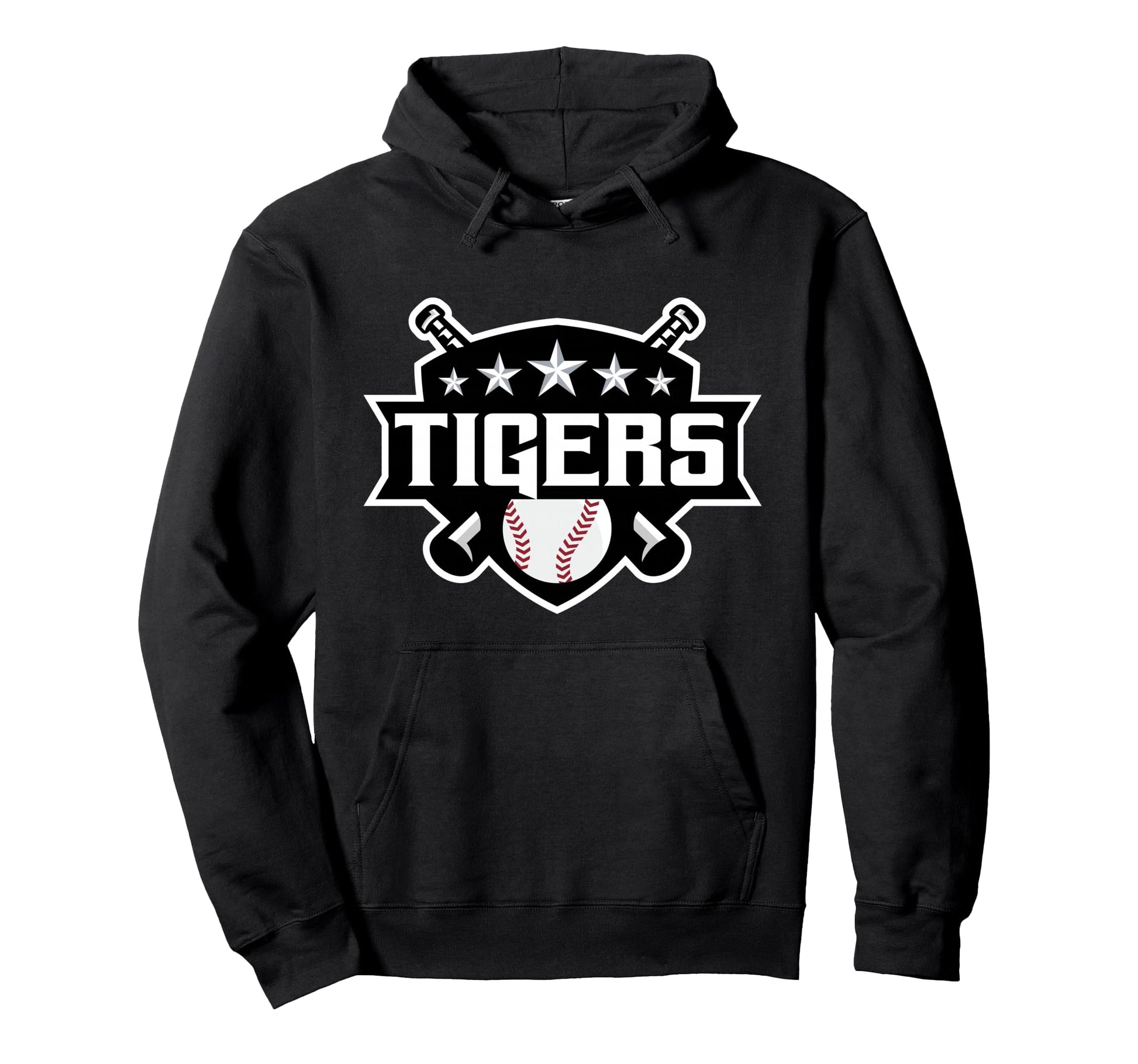Tigers Baseball Sports Game Day Hoodie - Aesthetic Graphic for Adults - T-Shirt, Sweatshirt, Hoodie