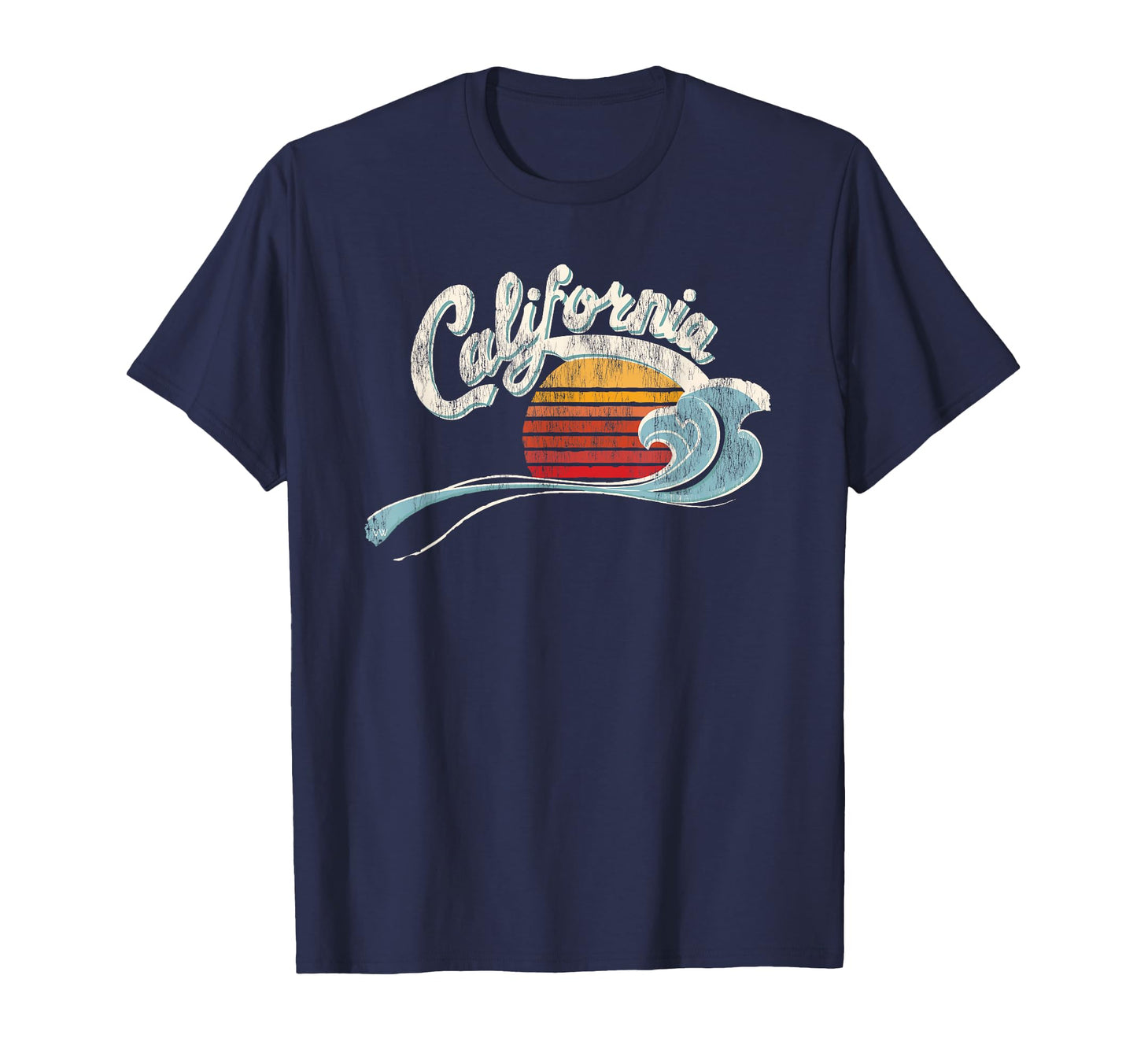 Surfer 70S Sunset California T-Shirt - Trendy Graphic Unisex - T-Shirt, Sweatshirt, Hoodie