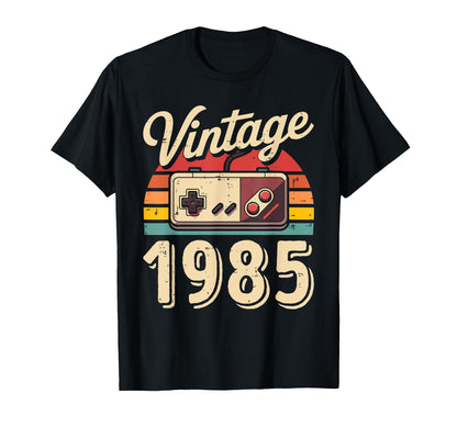 1985 Birthday 40 Year Old Gaming T-Shirt - Fun Novelty Design for Adults - T-Shirt, Sweatshirt, Hoodie