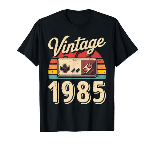 1985 Birthday 40 Year Old Gaming T-Shirt - Fun Novelty Design for Adults - T-Shirt, Sweatshirt, Hoodie