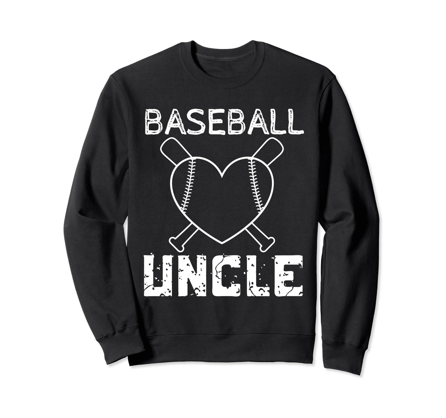 Baseball Uncle Family Matching Sweatshirt - Aesthetic Graphic for Adults - T-Shirt, Sweatshirt, Hoodie