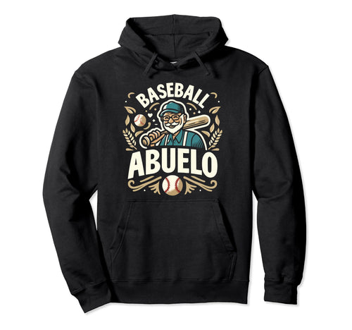 Baseball Grandpa Grandfather Gramps Hoodie - Aesthetic Graphic for Adults - T-Shirt, Sweatshirt, Hoodie