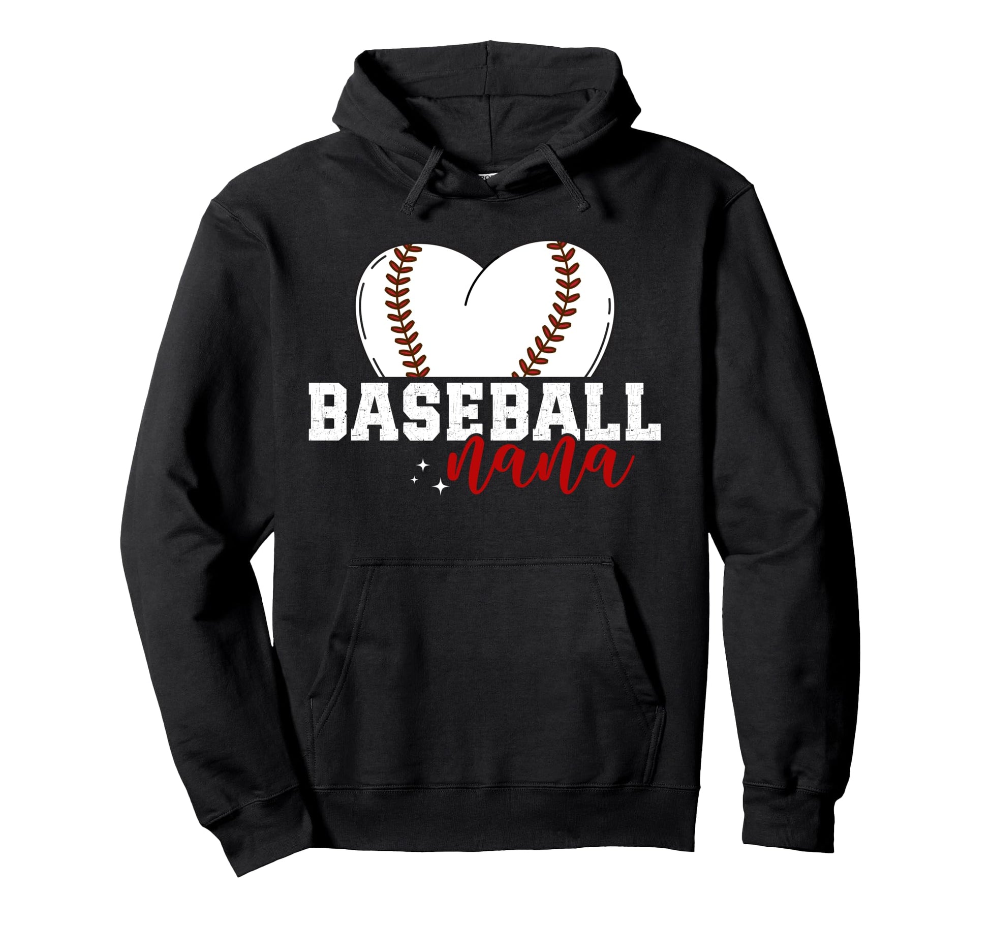 Baseball Nana Grandma Proud Nana Hoodie - Minimalist Print for Adults - T-Shirt, Sweatshirt, Hoodie