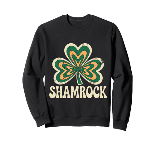 St Patricks Day Shamrock Lucky Sweatshirt - Unique Graphic Unisex - T-Shirt, Sweatshirt, Hoodie