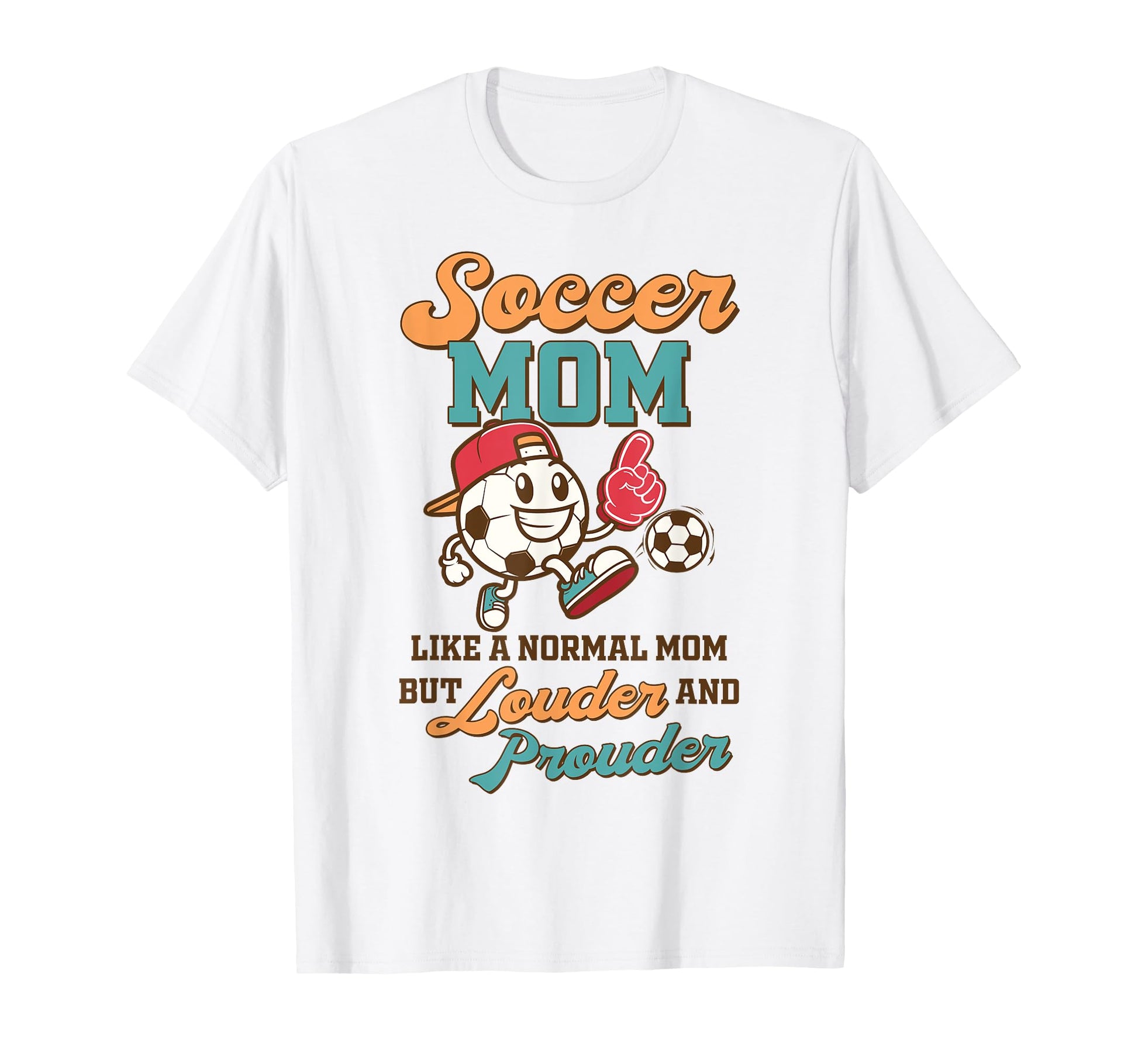 Soccer Mama Game Day Vibes Soccer T-Shirt - Fun Novelty Design for Adults - T-Shirt, Sweatshirt, Hoodie