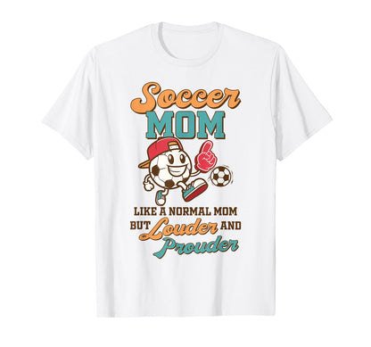Soccer Mama Game Day Vibes Soccer T-Shirt - Fun Novelty Design for Adults - T-Shirt, Sweatshirt, Hoodie