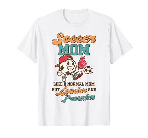 Soccer Mama Game Day Vibes Soccer T-Shirt - Fun Novelty Design for Adults - T-Shirt, Sweatshirt, Hoodie
