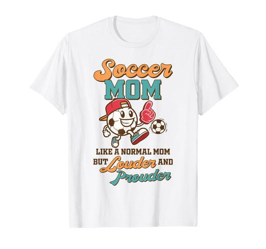 Soccer Mama Game Day Vibes Soccer T-Shirt - Fun Novelty Design for Adults - T-Shirt, Sweatshirt, Hoodie