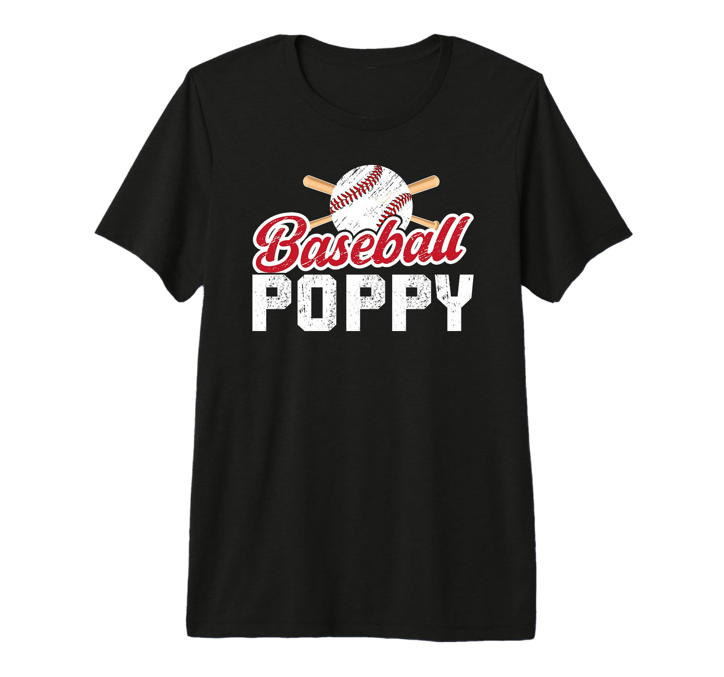 Mens Baseball Poppy Proud Poppy T-Shirt - Fun Novelty Design Men Women - T-Shirt, Sweatshirt, Hoodie