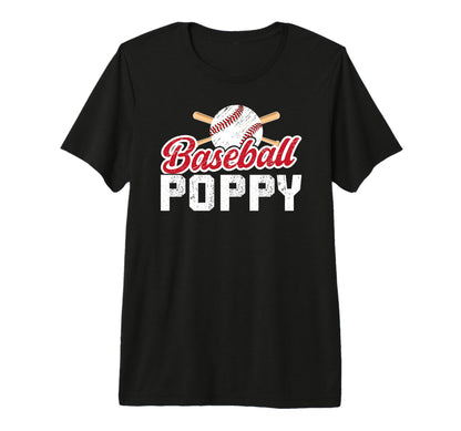 Mens Baseball Poppy Proud Poppy T-Shirt - Fun Novelty Design Men Women - T-Shirt, Sweatshirt, Hoodie