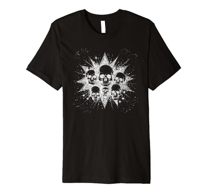 Grunge 90S Skulls Skeletons Skather T-Shirt - Graphic Print Men Women - T-Shirt, Sweatshirt, Hoodie