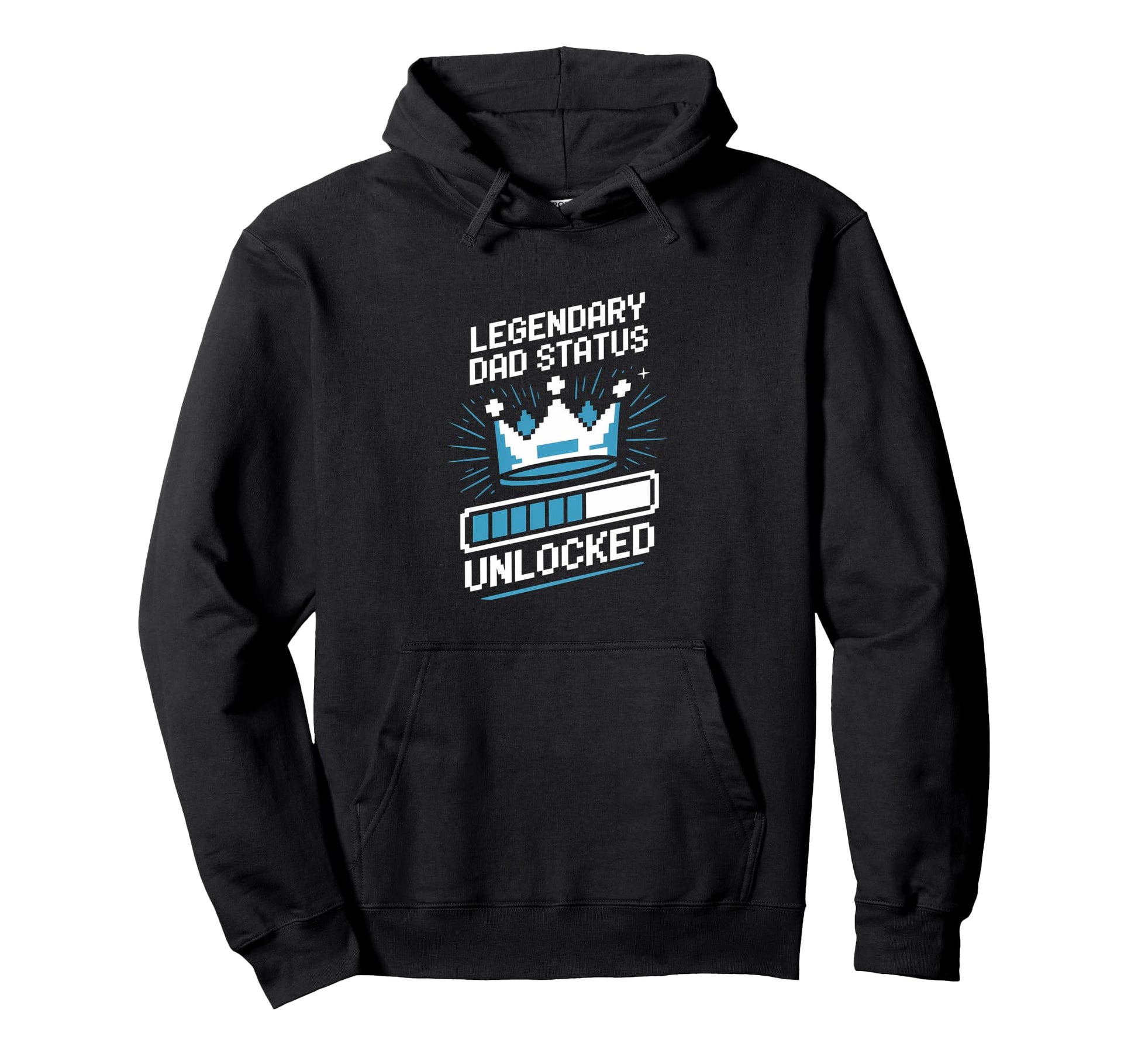 Legendary Dad Status Unlocked Hoodie - Casual Everyday Wear for Adults - T-Shirt, Sweatshirt, Hoodie